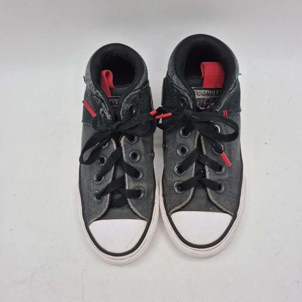 Converse Chuck Taylor All Star Street Mid Shoes‎ Youth Size 11 Black A05425F